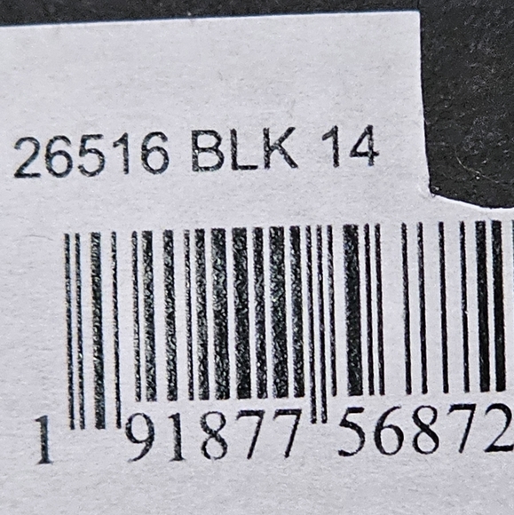 Mac Duggal SLEEVELESS RHINESTONE COLLAR COLUMN GOWN In Black Size 14 New W/ Defe - Picture 9 of 10